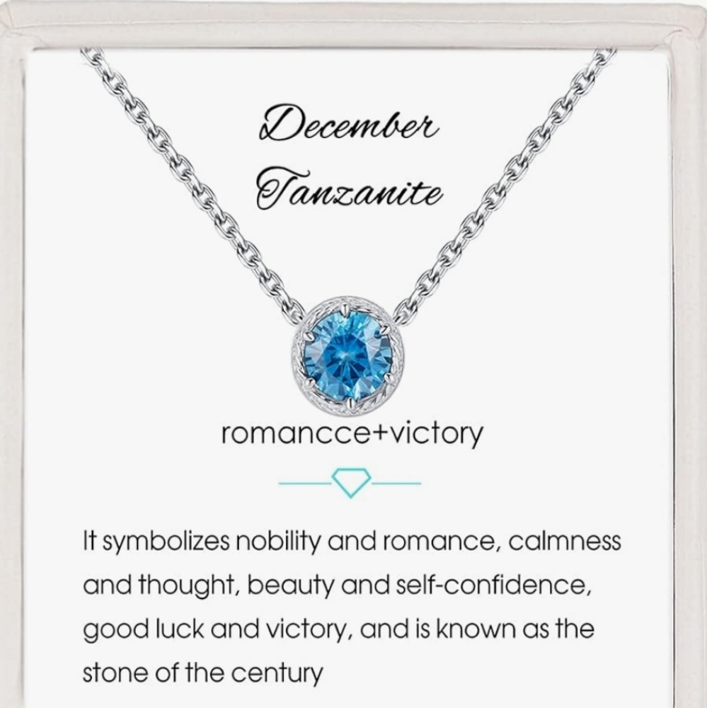 Romance Victory White Gold Tanzanite Necklace